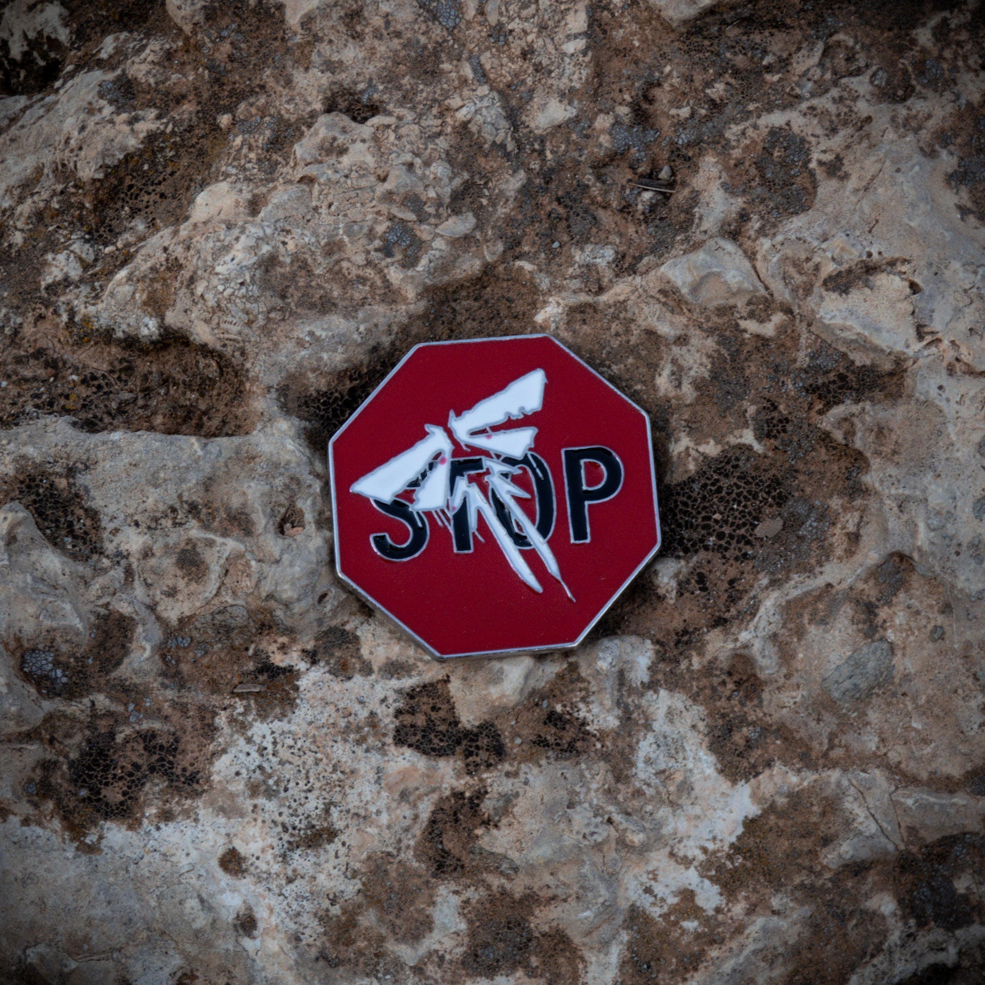 The Last of Us Part II Simple Firefly Stop Sign Metal Pin - Available at 2Fast2See.co