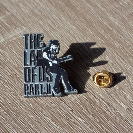 The Last of Us Part II Ellie with Guitar Metal Pin Extremely Detailed