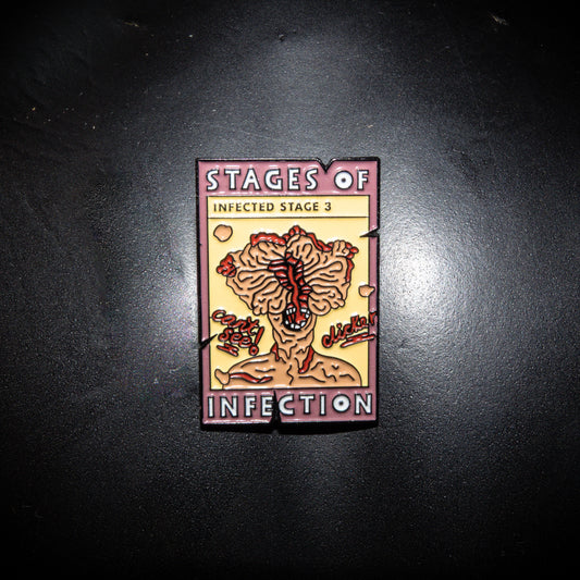 The Last of Us Clicker Enamel Pin Stages of Infection
