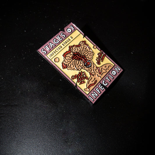 The Last of Us Clicker Enamel Pin Stages of Infection