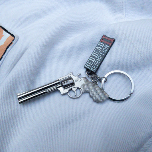 Red Dead Redemption 2 Revolver Metalic Keychain