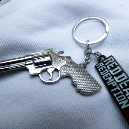 Red Dead Redemption 2 Revolver Metalic Keychain
