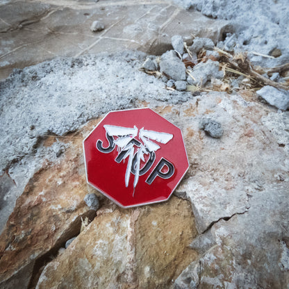 The Last of Us Part II Simple Firefly Stop Sign Metal Pin