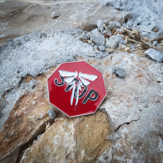The Last of Us Part II Simple Firefly Stop Sign Metal Pin