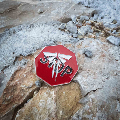 The Last of Us Part II Simple Firefly Stop Sign Metal Pin