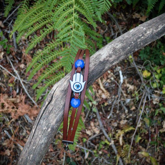 The Last of Us Ellie's Leather Handmade Bracelet Replica Dina's Gift - Default Title Available at 2Fast2See.co