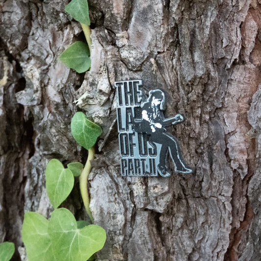 The Last of Us Part II Ellie with Guitar Metal Pin Extremely Detailed