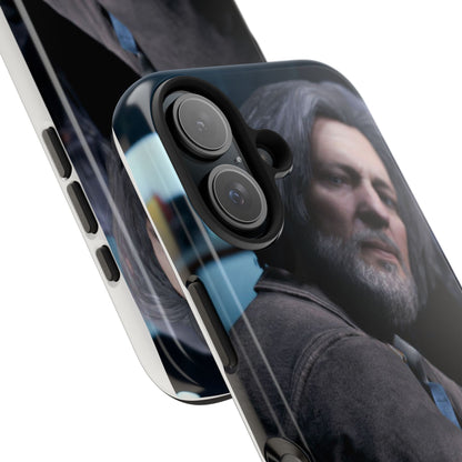 Detroit Become Human Hank Portrait "Never mind" Tough Phone Case