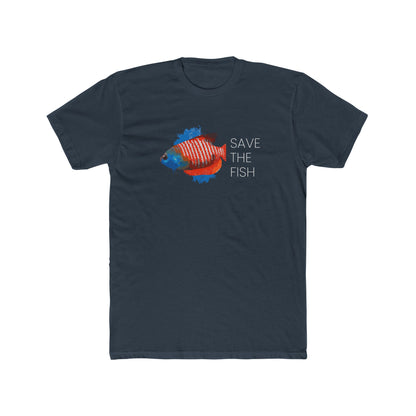 Detroit Become Human Save The Fish Tshirt Unisex Cotton Crew Tee