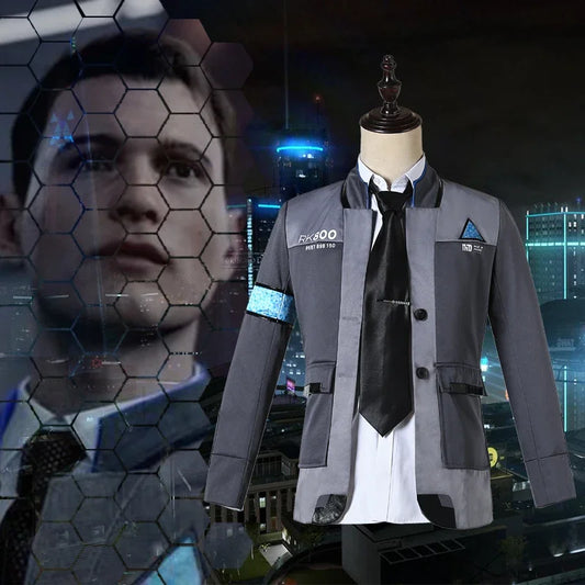Detroit: Become Human Connor RK800 Agent Uniform Suit Cosplay Costume Jacket