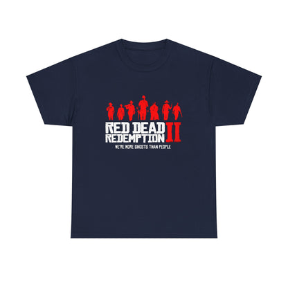 Red Dead Redemption 2 More Ghosts Than People Vintage Gaming Tshirt