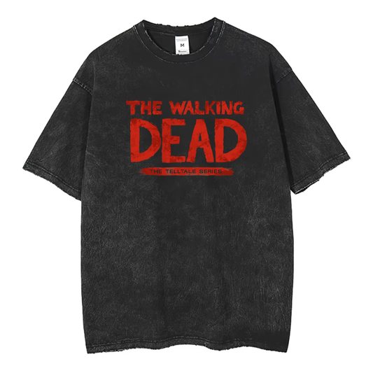Telltale's The Walking Dead Fanmade Vintage Washed Tshirt