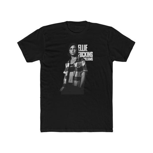 The Last of Us Ellie F Williams Cotton Tshirt - T-Shirt Available at 2Fast2See.co
