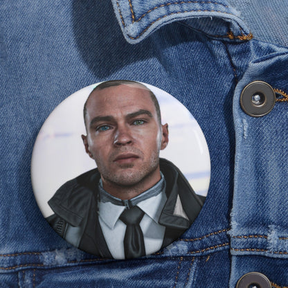 Detroit: Become Human Markus Handmade Round Badge Pin