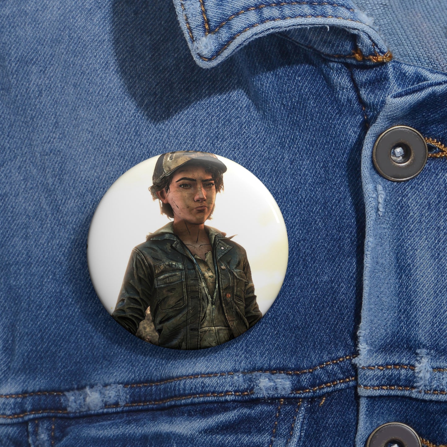 Telltales The Walking Dead Clementine Handmade Brooch