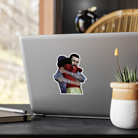 Telltales The Walking Dead Lee Everett & Clementine Hug Sticker