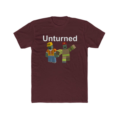 Unturned Video Game Survival Firefighter & Construction Zombies Cotton Tshirt
