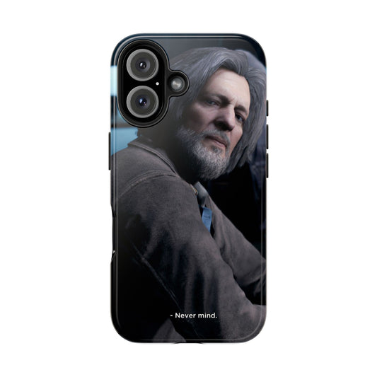 Detroit Become Human Hank Portrait "Never mind" Tough Phone Case
