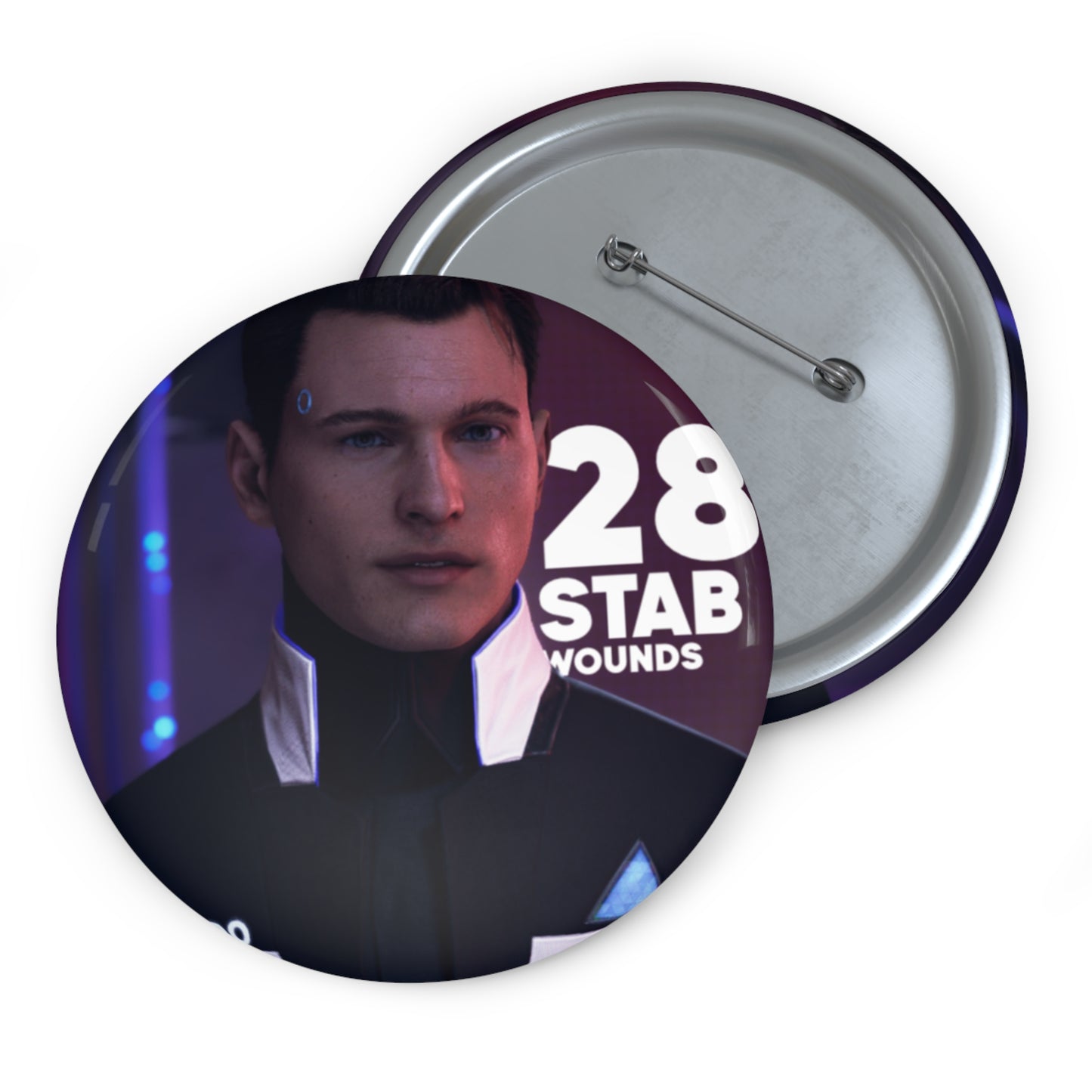Detroit: Become Human Connor 28 Stab Wounds Inspired Brooch