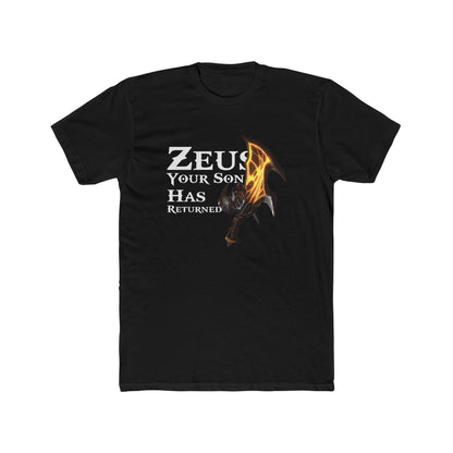 God of War Zeus Your Son Has Returned Tshirt