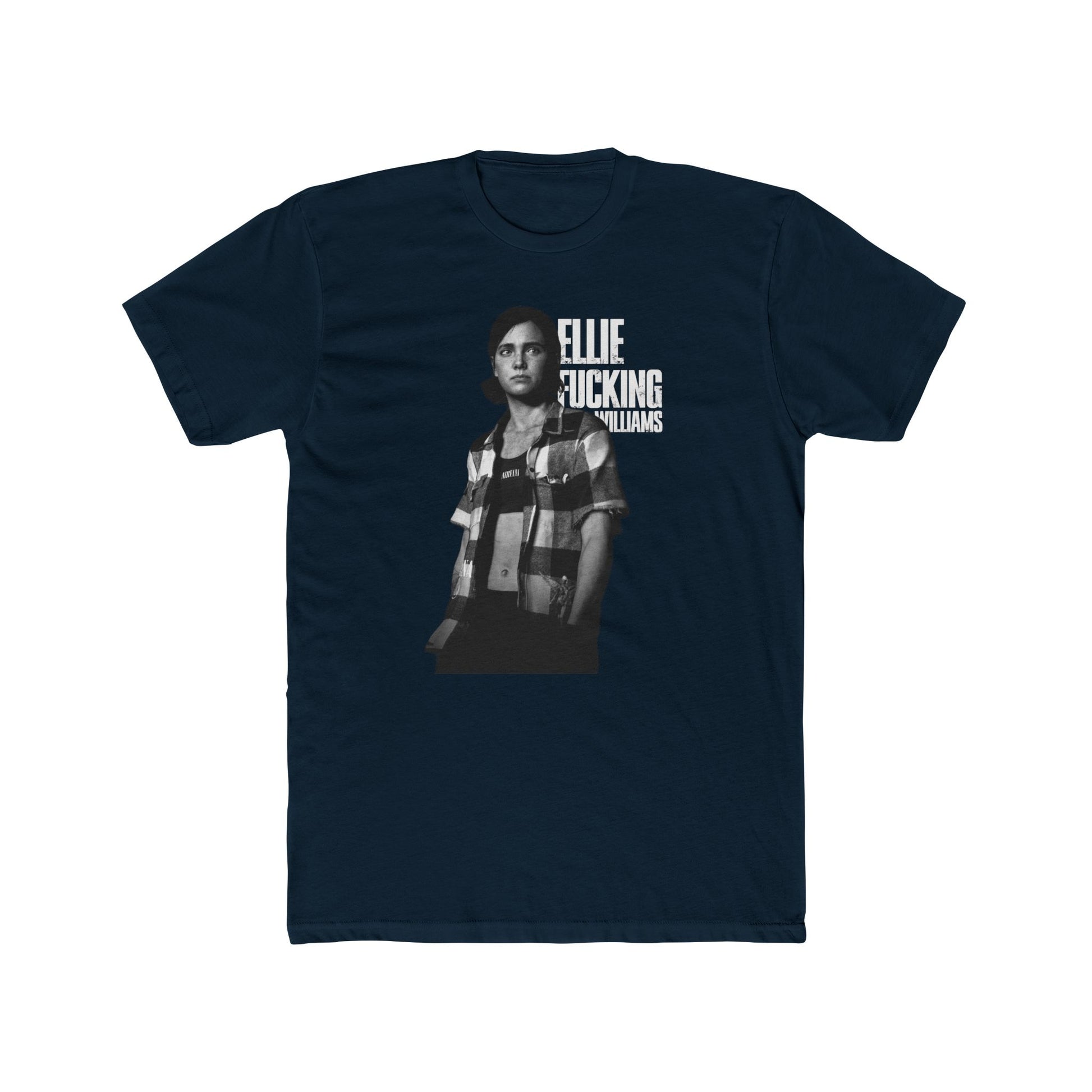 The Last of Us Ellie F Williams Cotton Tshirt - T-Shirt Available at 2Fast2See.co