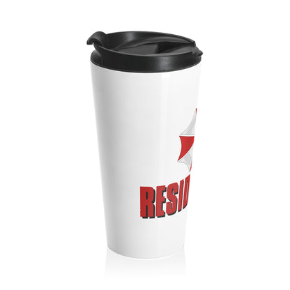 Resident Evil Umbrella Logo Travel Mug — Stainless Steel Gaming Tumbler