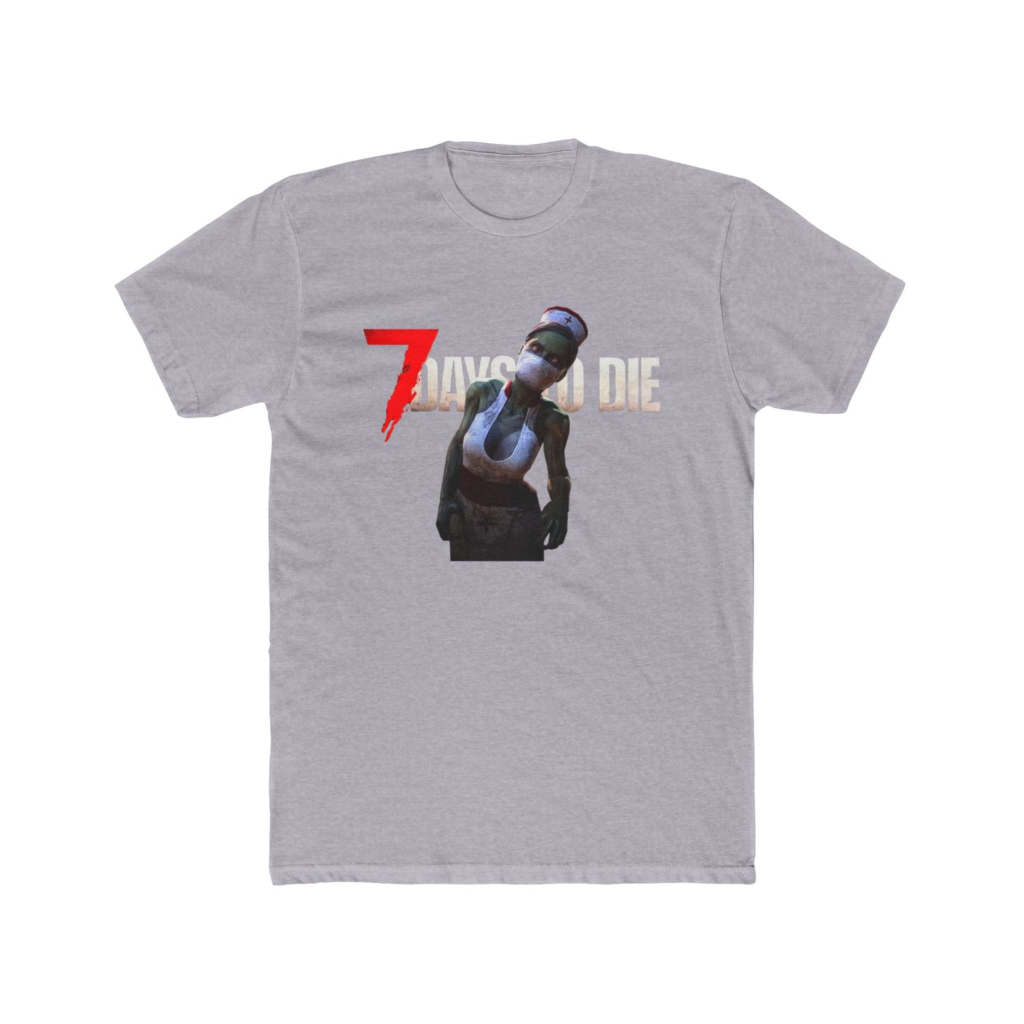 7 Days to Die Nurse Zombie Open World Game Cotton Tshirt