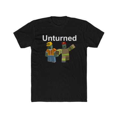 Unturned Video Game Survival Firefighter & Construction Zombies Cotton Tshirt