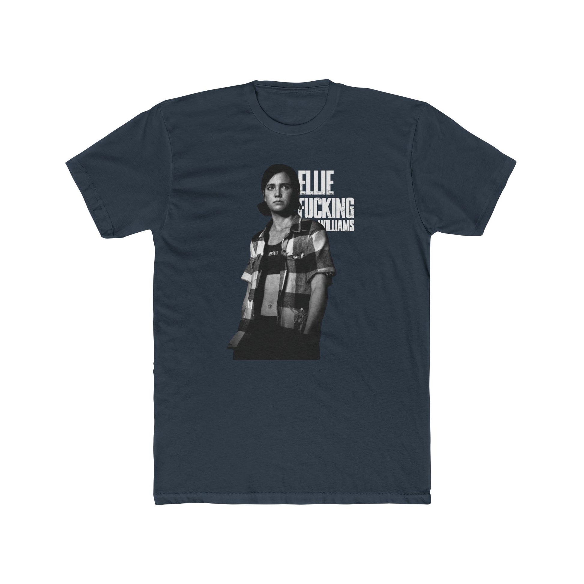 The Last of Us Ellie F Williams Cotton Tshirt - T-Shirt Available at 2Fast2See.co