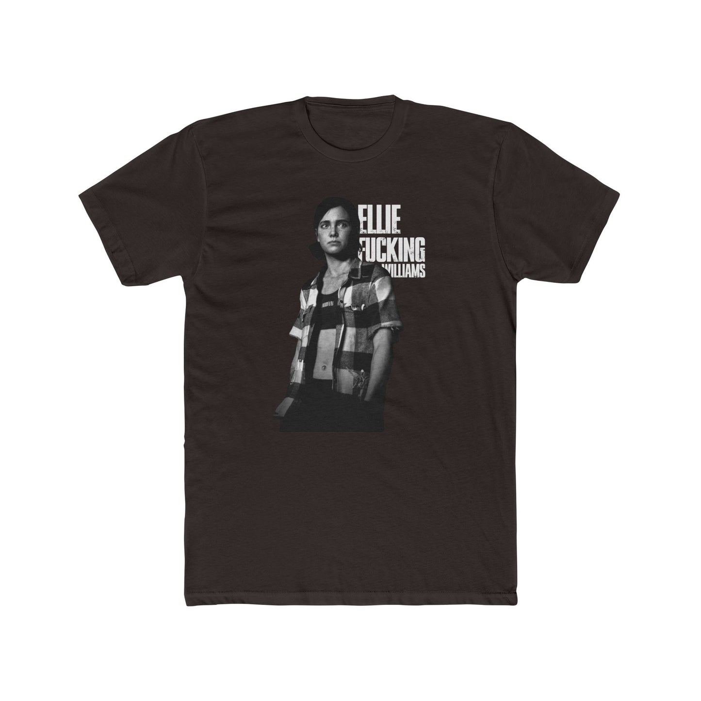 The Last of Us Ellie F Williams Cotton Tshirt - T-Shirt Available at 2Fast2See.co