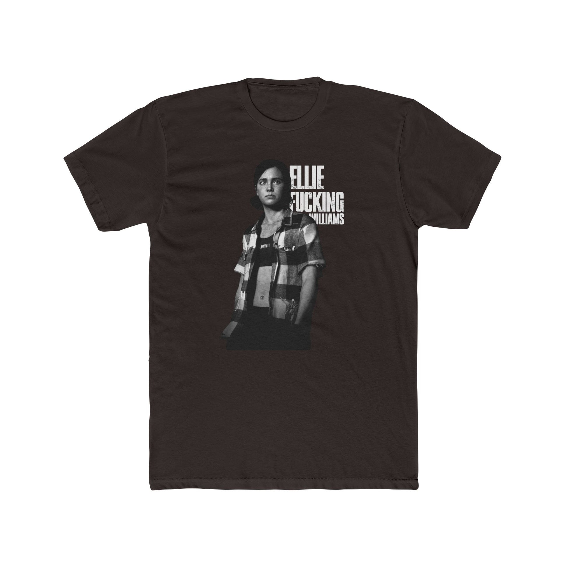 The Last of Us Ellie F Williams Cotton Tshirt - T-Shirt Available at 2Fast2See.co