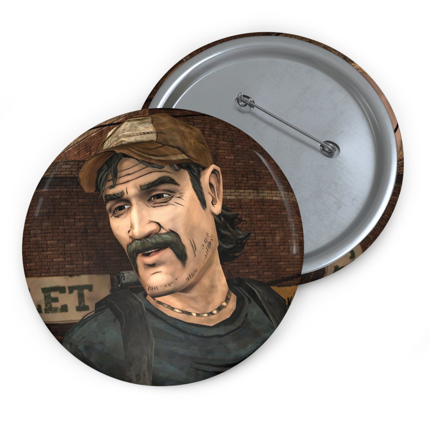 Telltales The Walking Dead Kenny Handmade Brooch