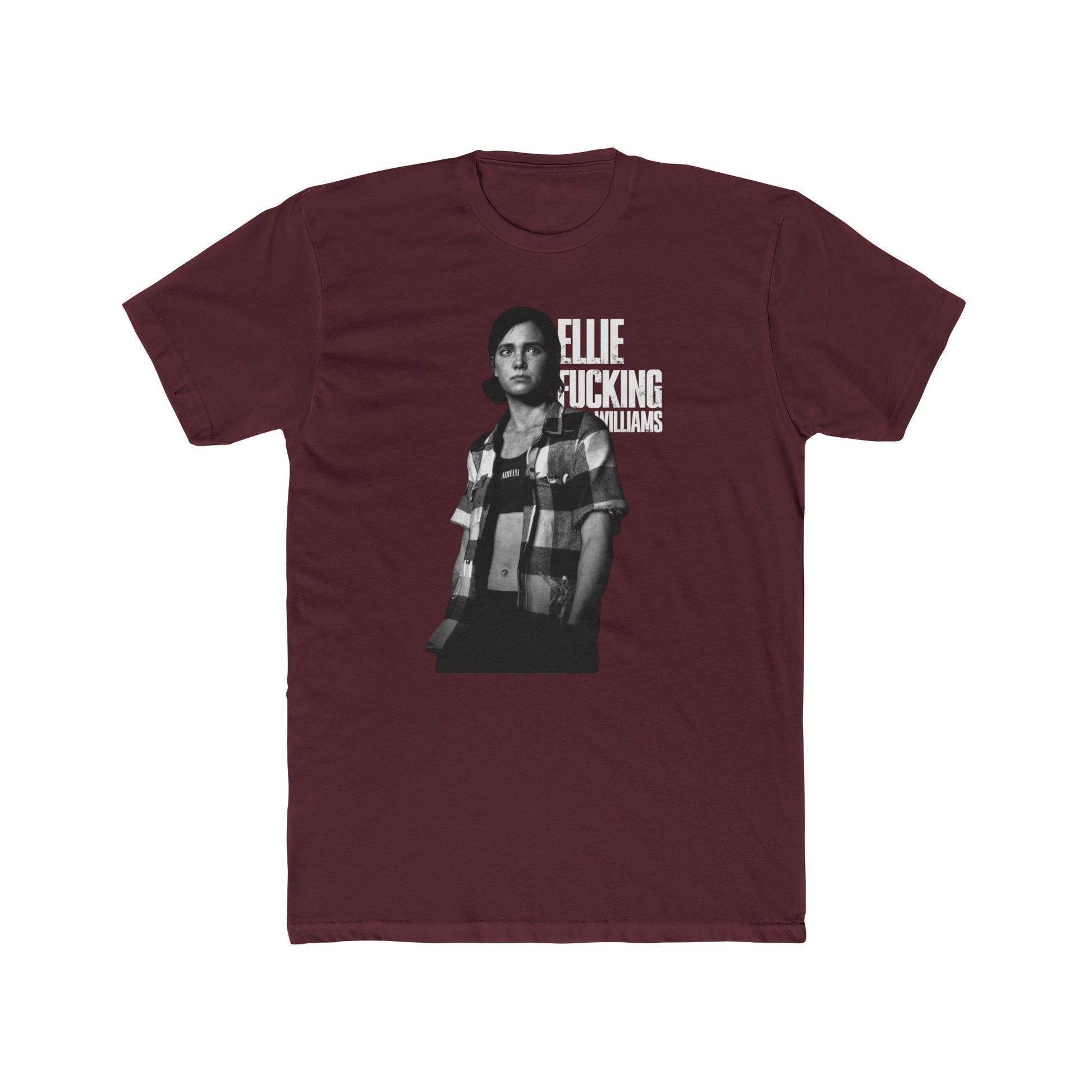 The Last of Us Ellie F Williams Cotton Tshirt - T-Shirt Available at 2Fast2See.co