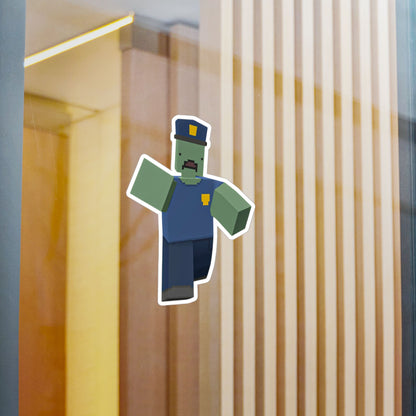 Unturned Video Game Survival Police Zombie Sticker