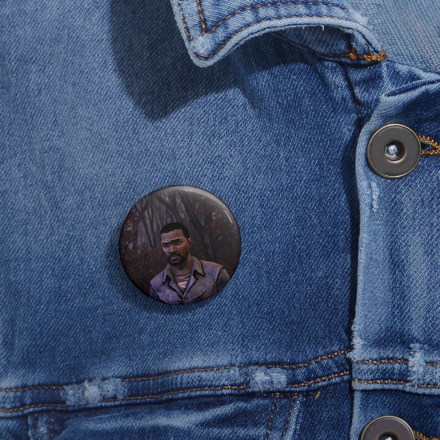Telltales The Walking Dead Lee Everett Handmade Brooch