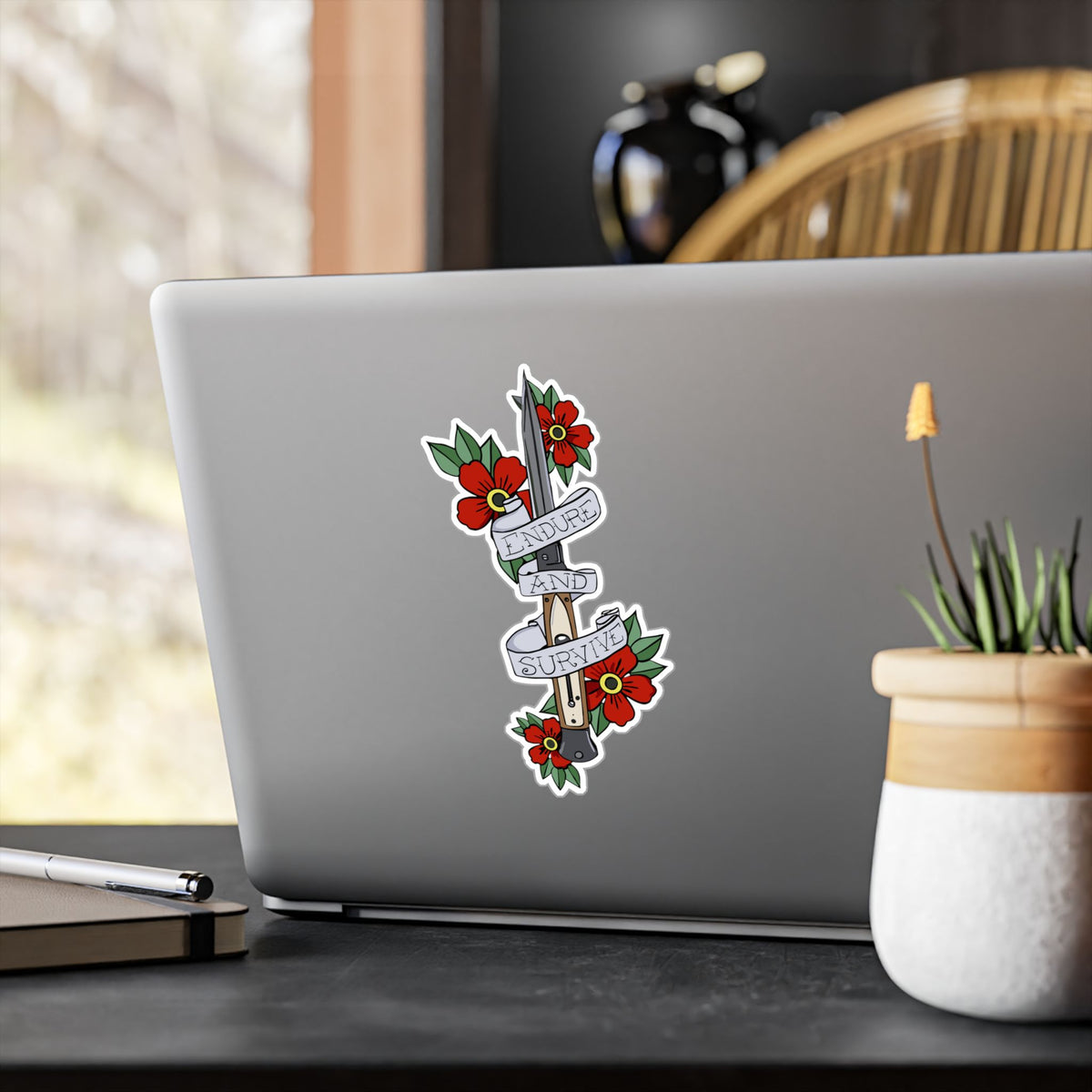 The Last Of Us Ellie's Knife Endure and Survive Sticker