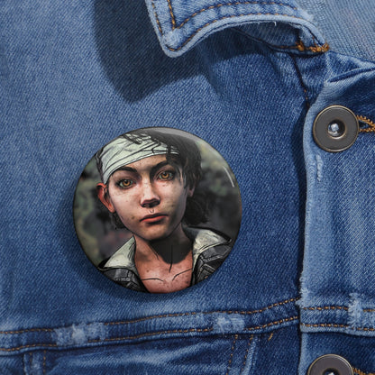 Telltales The Walking Dead Clementine Handmade Brooch