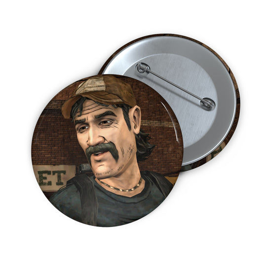 Telltales The Walking Dead Kenny Handmade Brooch