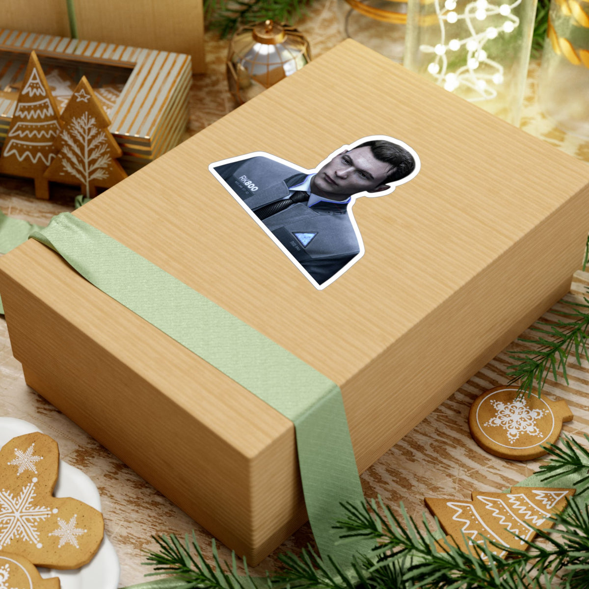 Detroit Become Human Connor 28 Stab Wounds Sticker