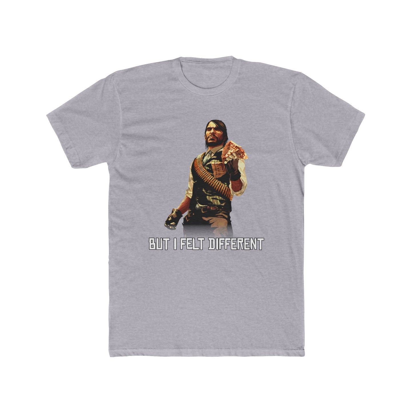Red Dead Redemption But I Felt Different Tshirt Unisex Cotton Crew Tee