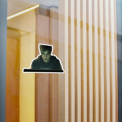 Resident Evil 2 Leon There Has To Be Someone Here Sticker