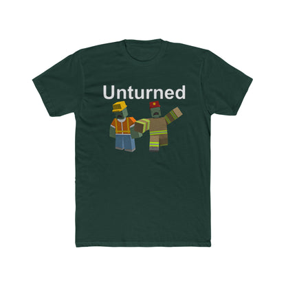 Unturned Video Game Survival Firefighter & Construction Zombies Cotton Tshirt