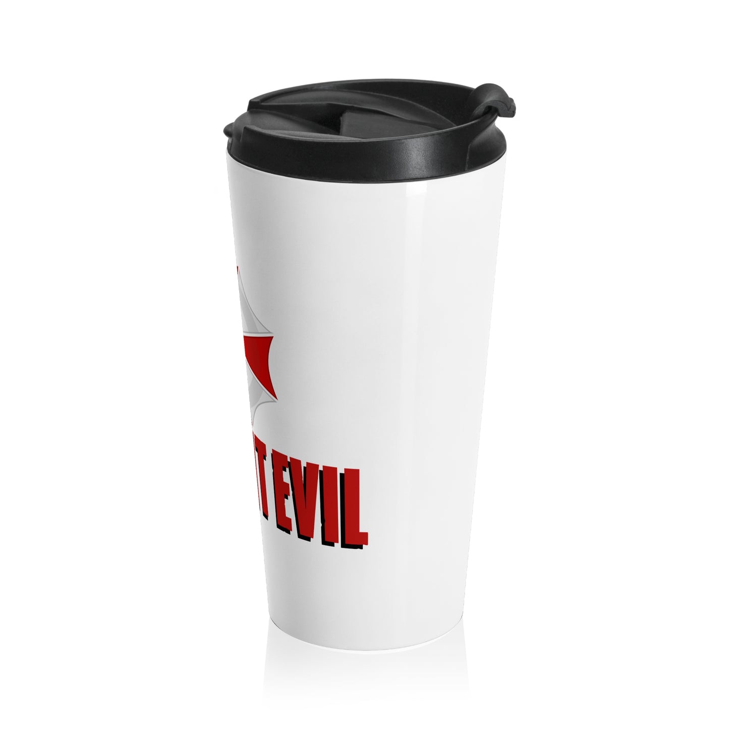 Resident Evil Umbrella Logo Travel Mug — Stainless Steel Gaming Tumbler