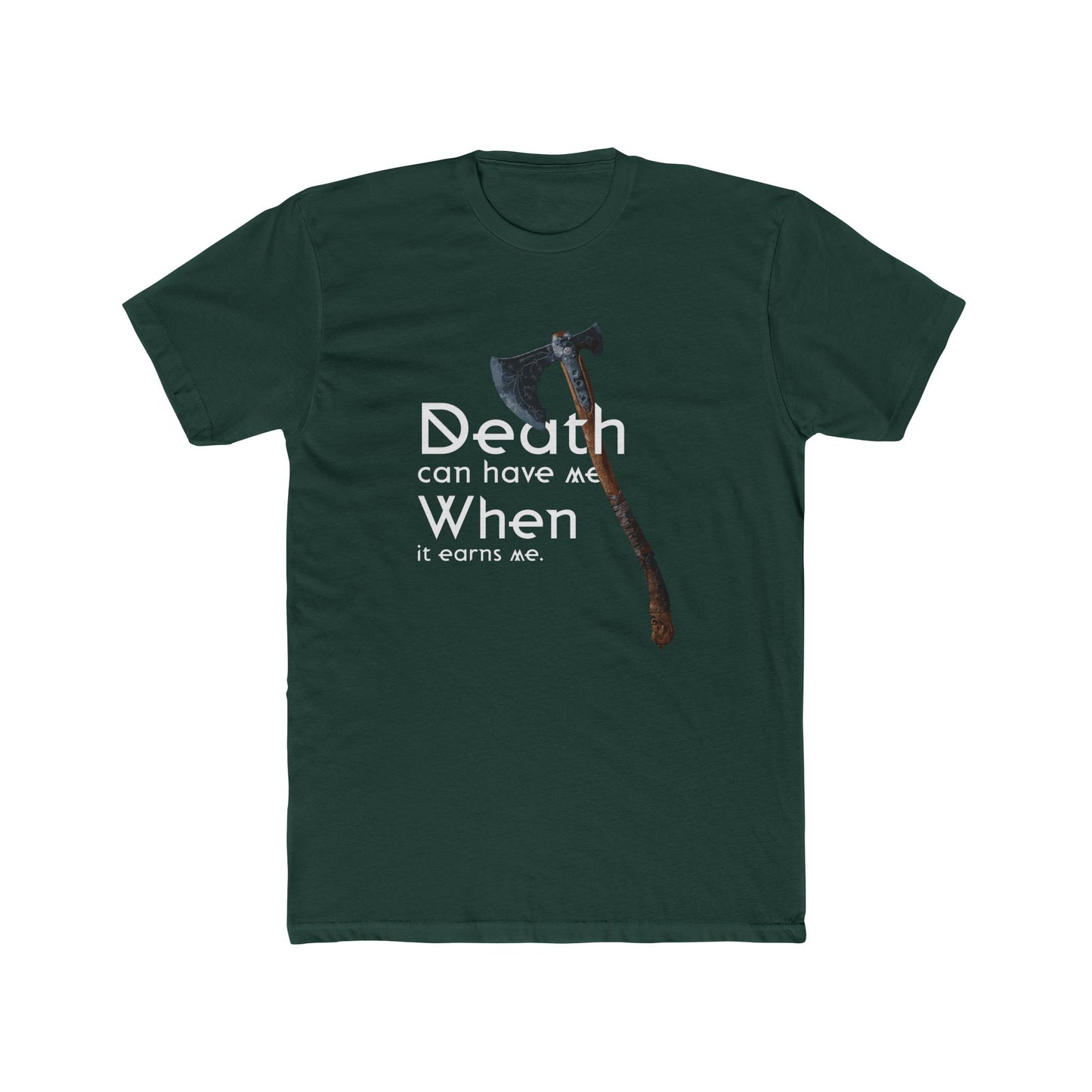 God of War Death Can Have Me Tshirt Unisex Cotton Crew Tee