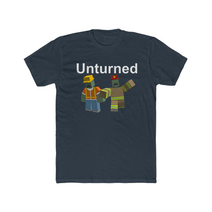 Unturned Video Game Survival Firefighter & Construction Zombies Cotton Tshirt