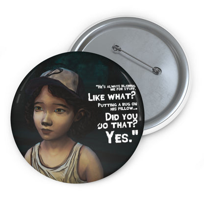 Telltale's The Walking Dead "He's Always Blaming Me For Stuff" Game Badge