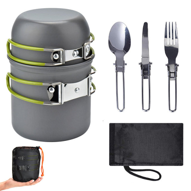 Outdoor Camping Tableware Kit - C01 Available at 2Fast2See.co