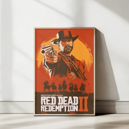 Red Dead Redemption Arthur Morgan Aesthetic Poster Wall Decoration