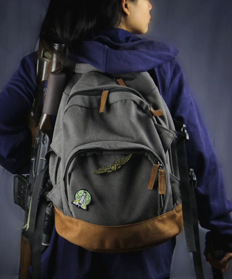 The Last of Us Ellie's Backpack with Pins - Available at 2Fast2See.co