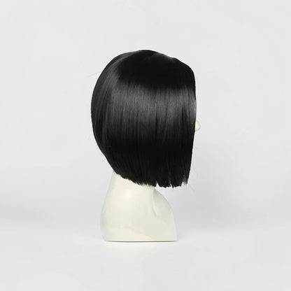 Resident Evil Ada Wong Cosplay Wig 32cm Short Black Hair
